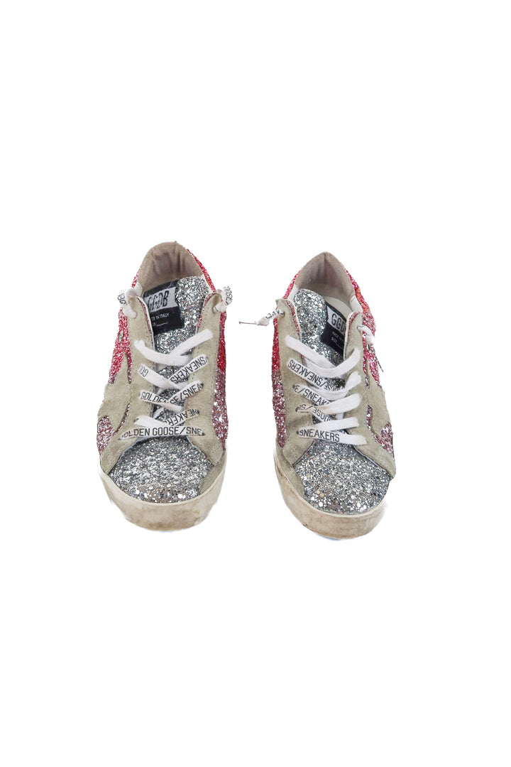 golden goose multi color sequin sneakers (36/ US6; retail $710)
