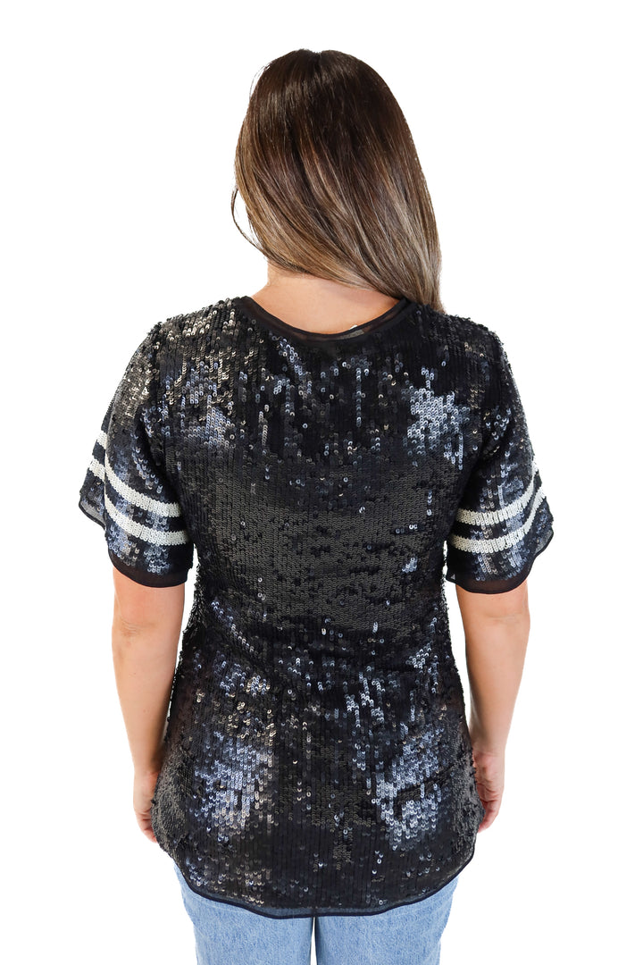 AS BY DF Sequin Jersey T-Shirt NWT (M; retail $216)