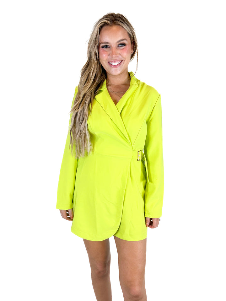 Haute Mode Brat Green Romper (L)