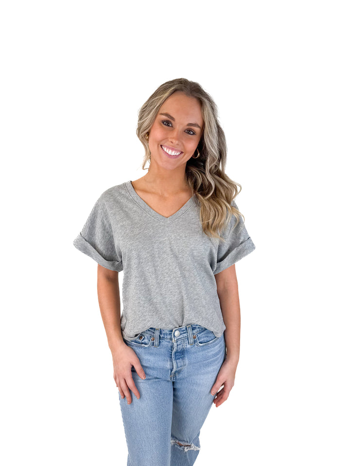 SOLD Nation Grey Heathered T-Shirt (S; retail $90)