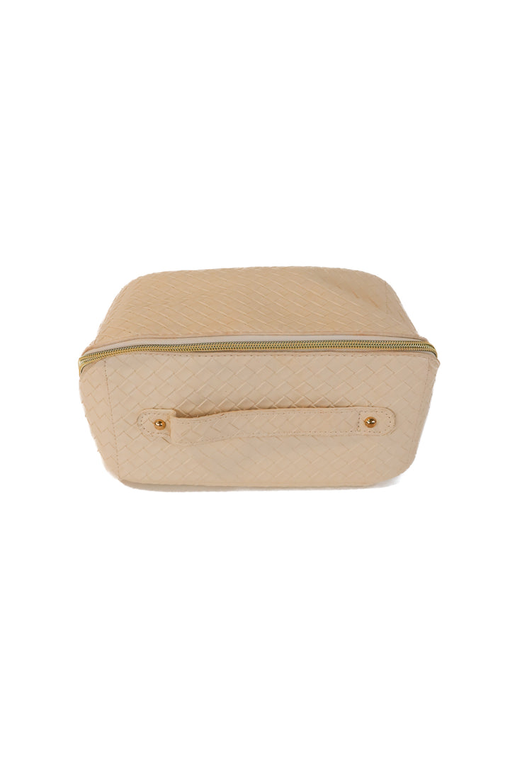 quilted makeup travel case