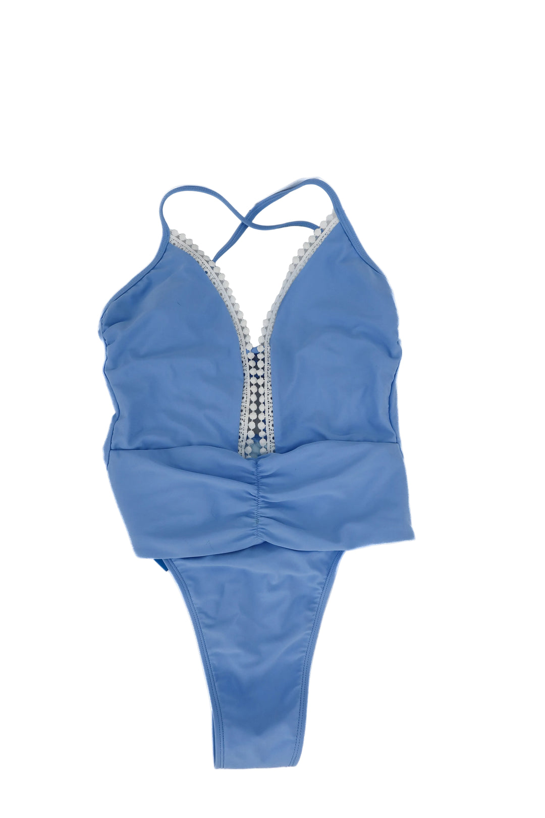 cupshe blue laguna beach one-piece swim NWT (S)