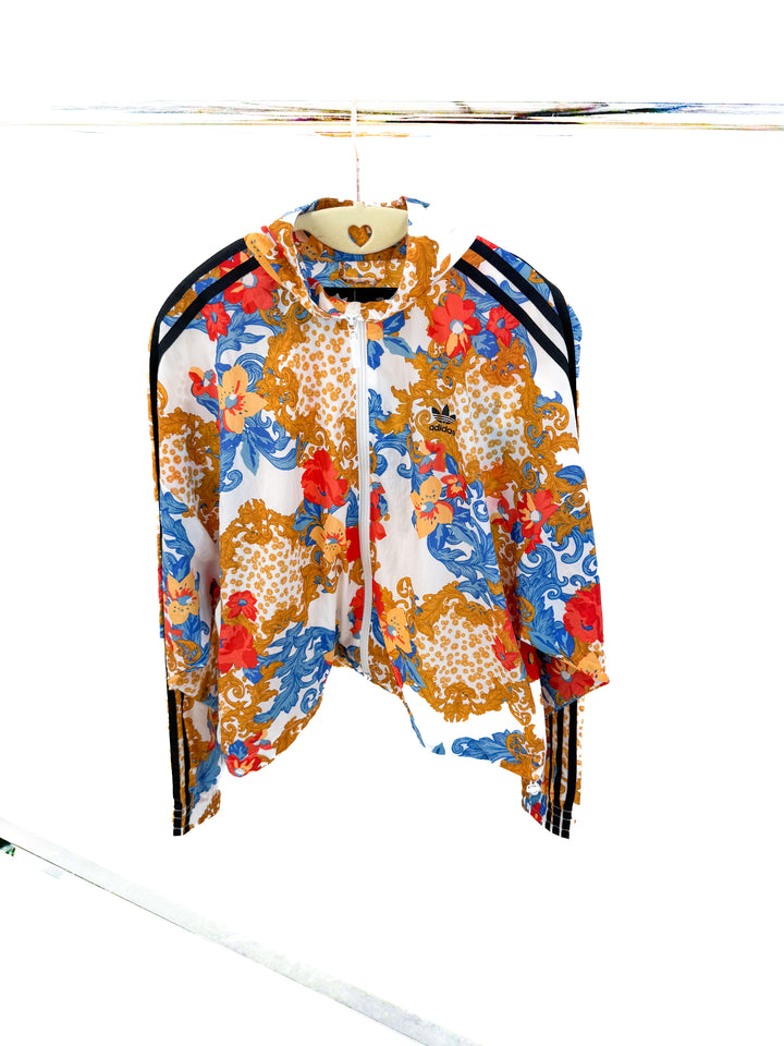 SLAY adidas tropical zip up (m)