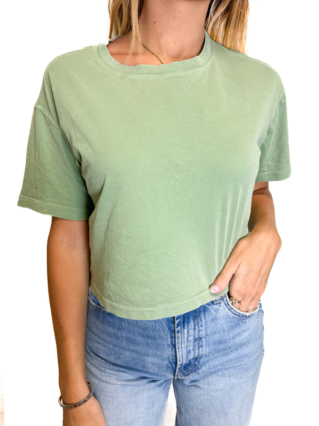 Tularosa Green T-Shirt NWT (XS; retail $68)