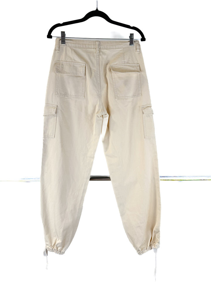 superdown butter yellow cargo pants (25; retail $45)