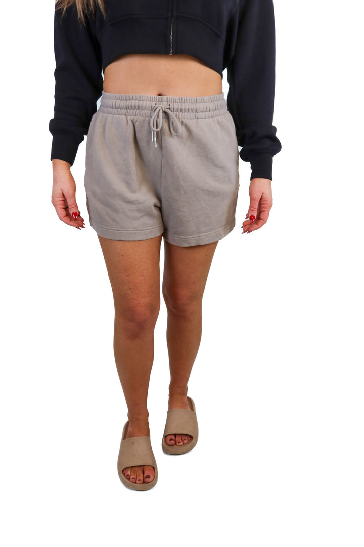 dynamite taupe lounge shorts (s)