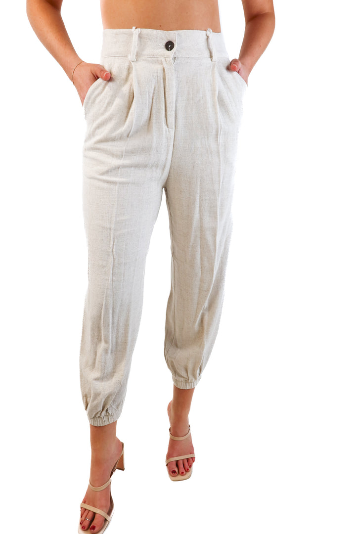 Stillwater Linen Blend Pants (M; retails for $180)
