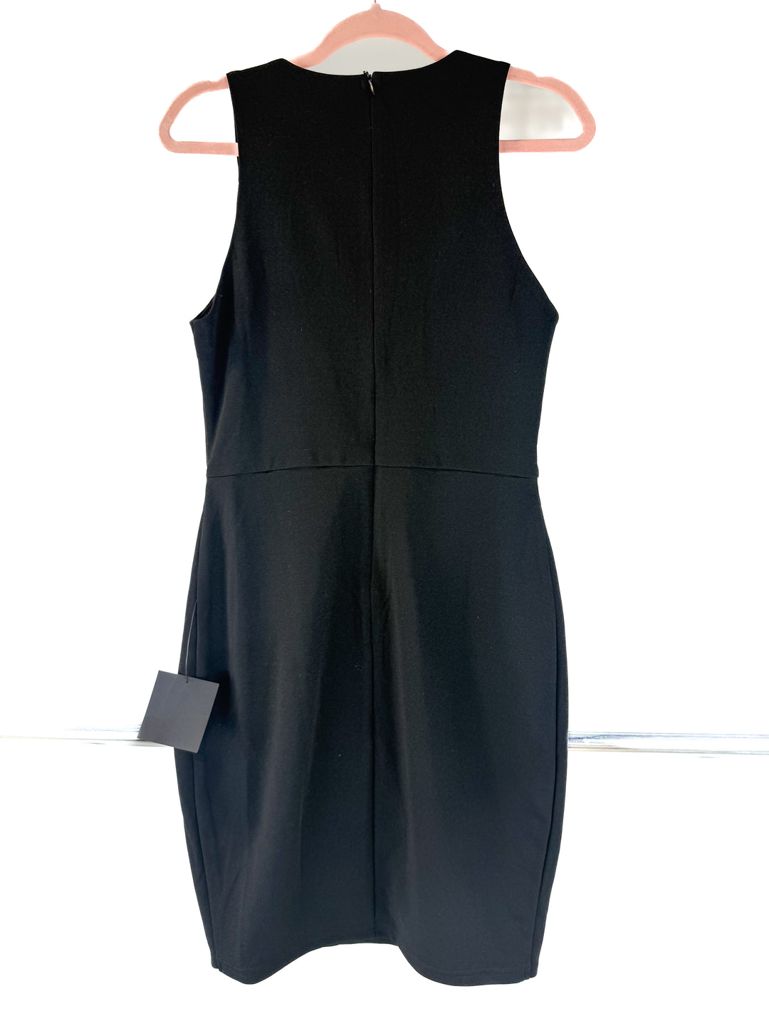 lulus black scalloped dress (L)