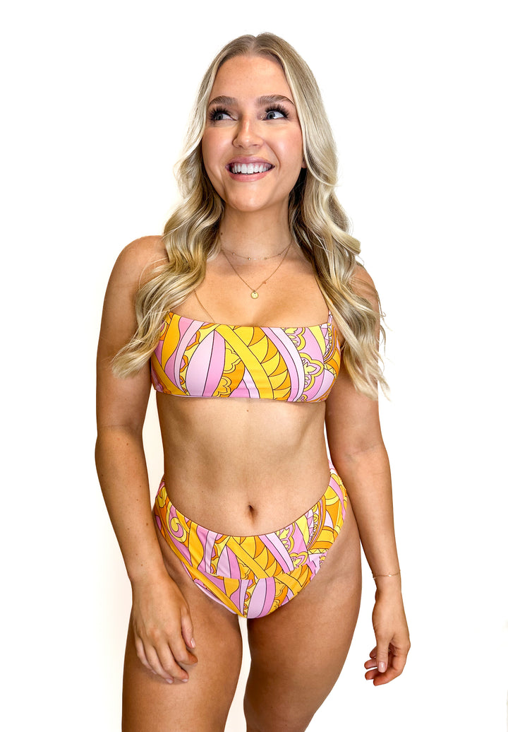 Show Me Your Mumu '60s Print Bikini + Cover-Up (S)