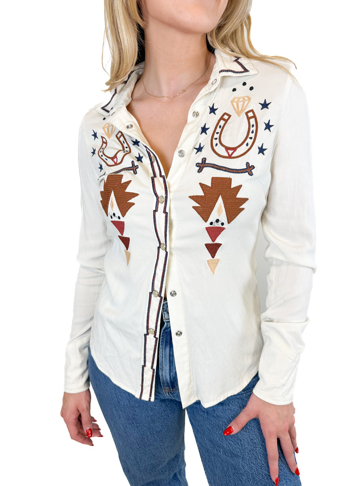 Idyllwind By Miranda Lambert Long-Sleeve Western Top (XS)