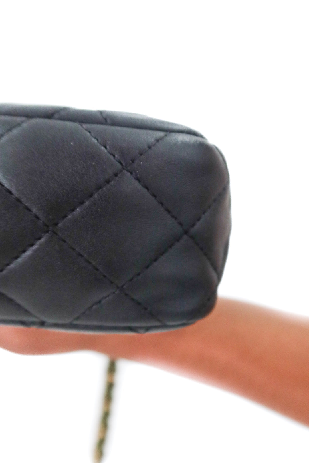 Chanel Two-Tone Single Flap Quilted Lambskin Bag (est. retail $8,900)