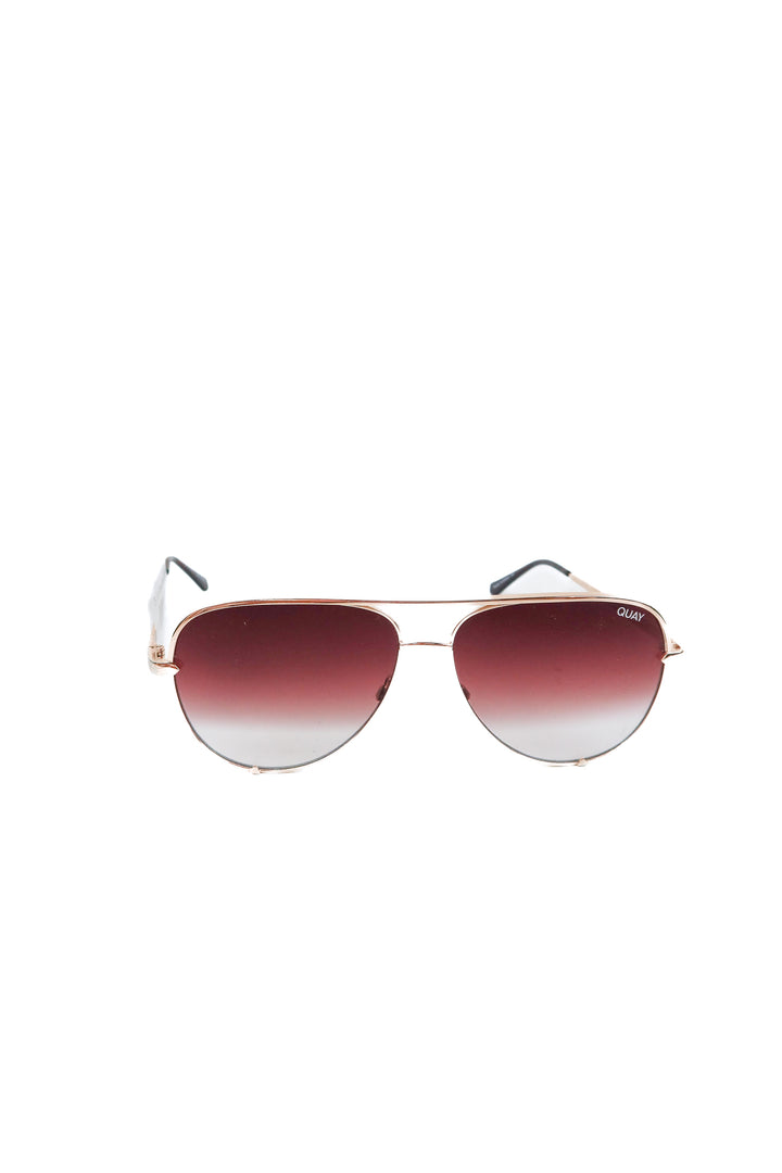 quay brown ombre sunglasses