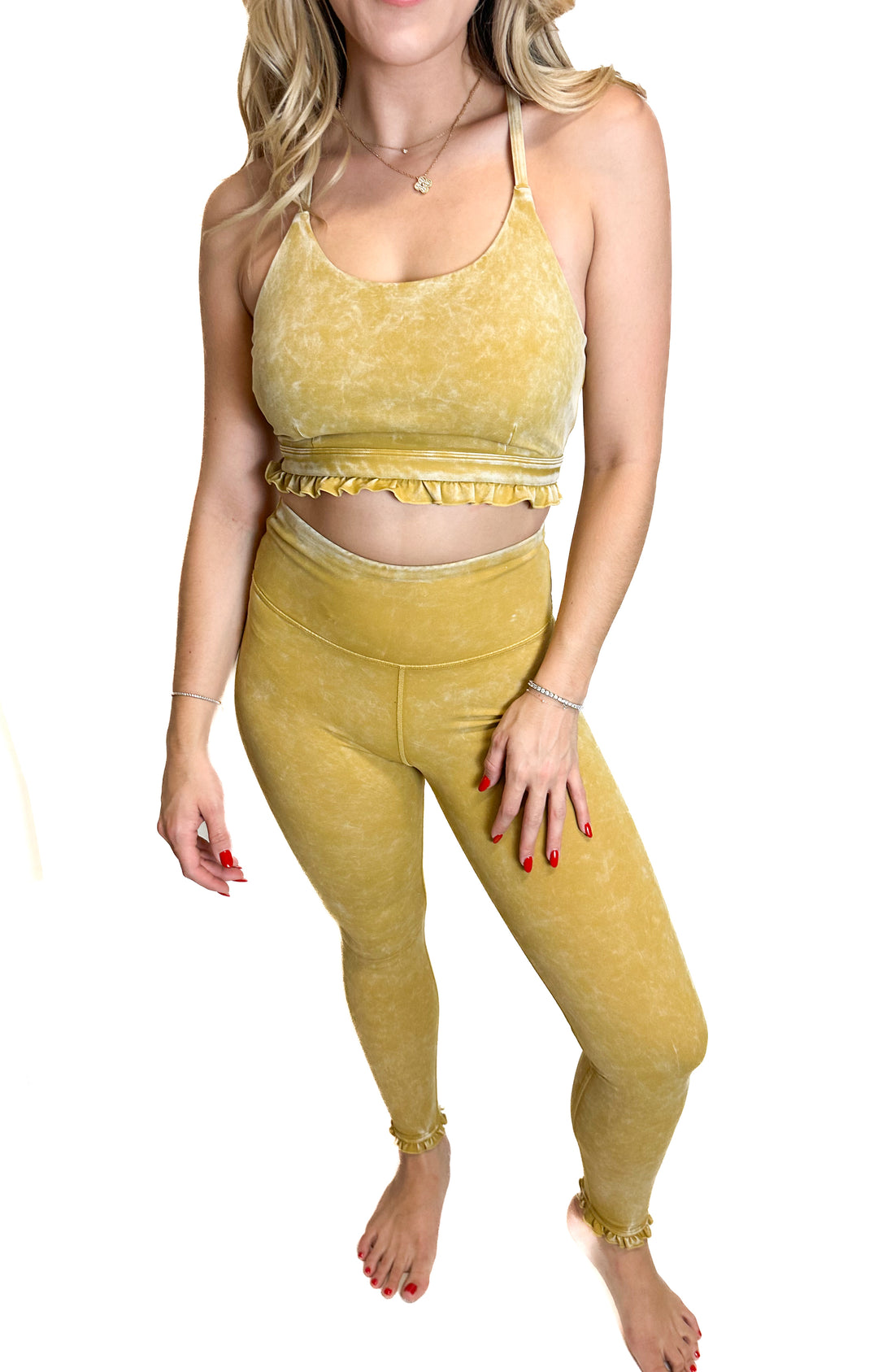 Joy Lab Tan Workout Set (S)
