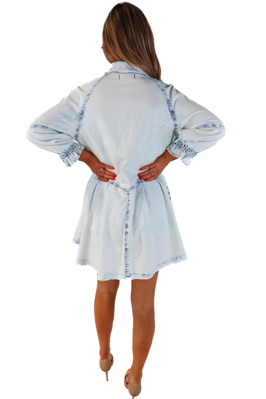 We the free denim dress (s; retail $168)