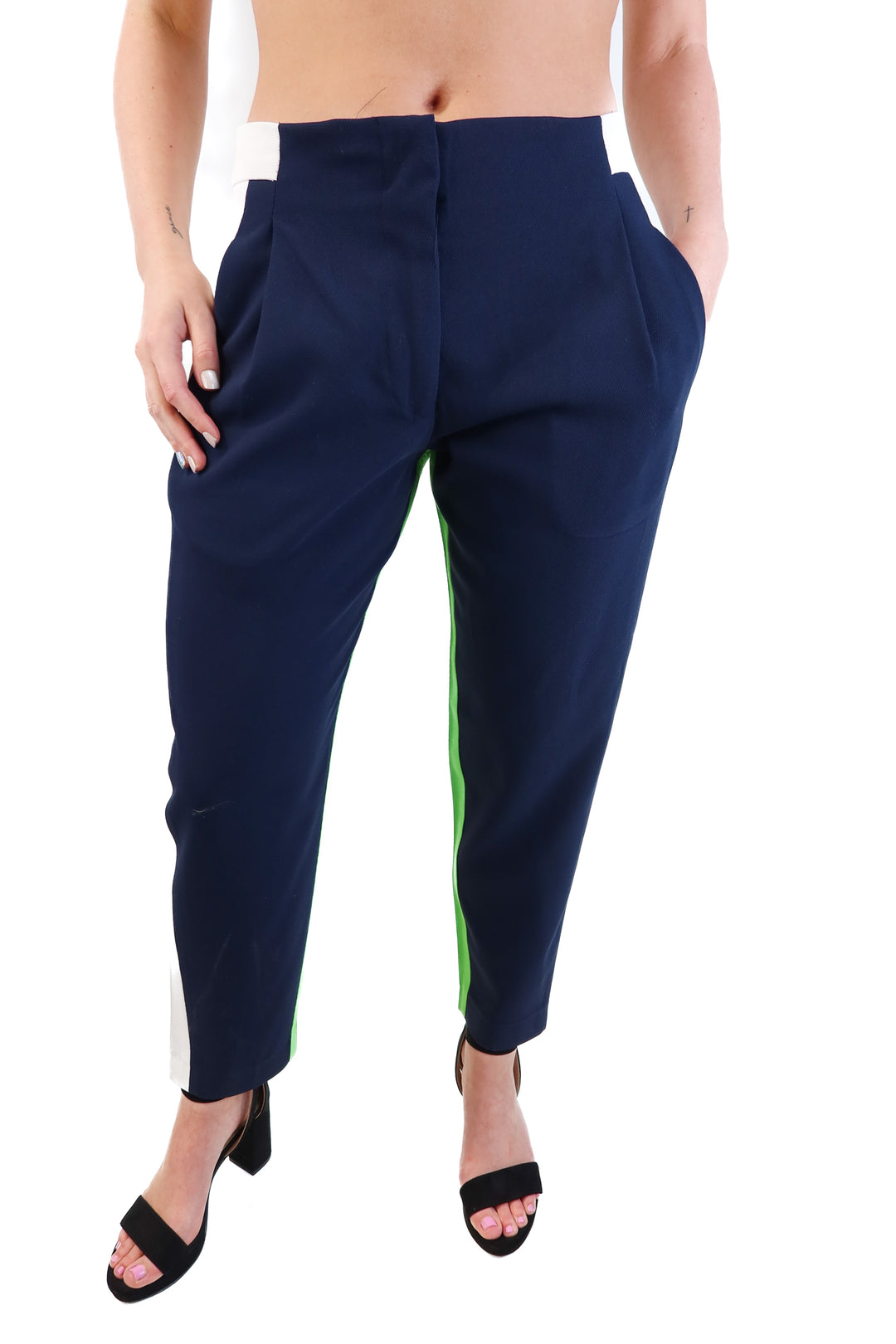 French Connection Color Block Pants (6)