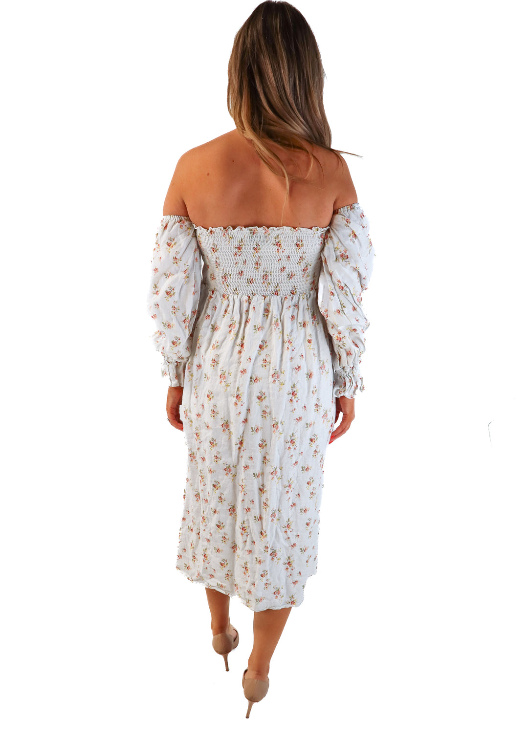 Petal+Pup white floral maxi dress (6)