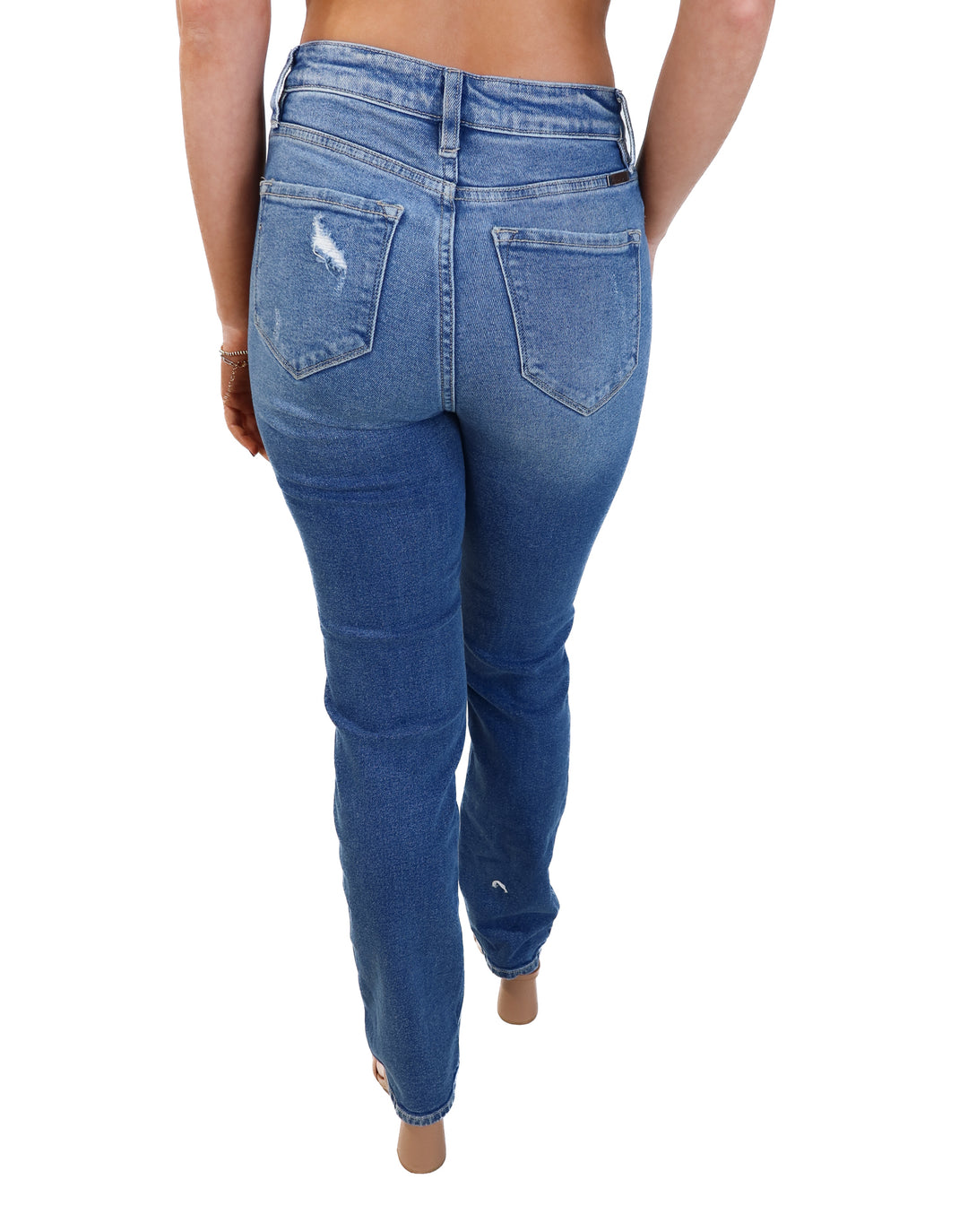 Kancan medium wash distressed skinny jeans (26)