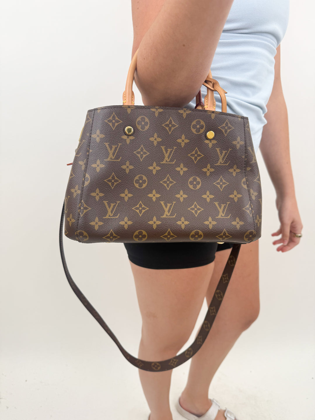 Louis Vuitton Montaigne Monogram BB Two Way Tote