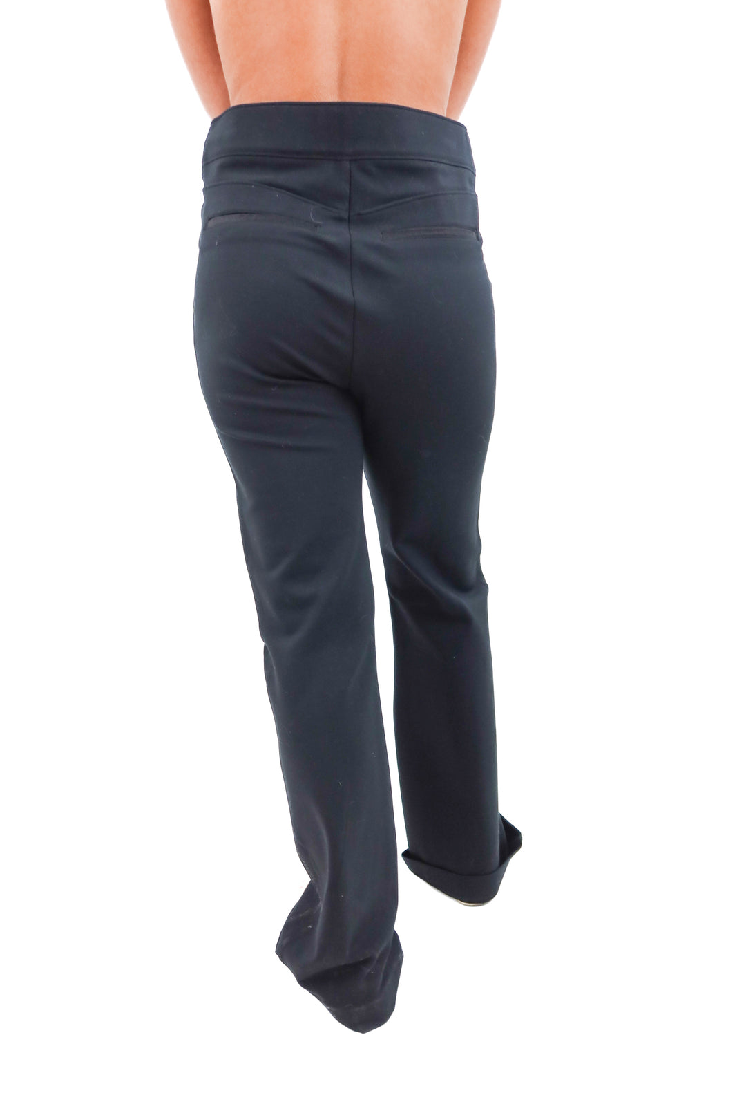 Spanx black trouser pant (L; retail $158)