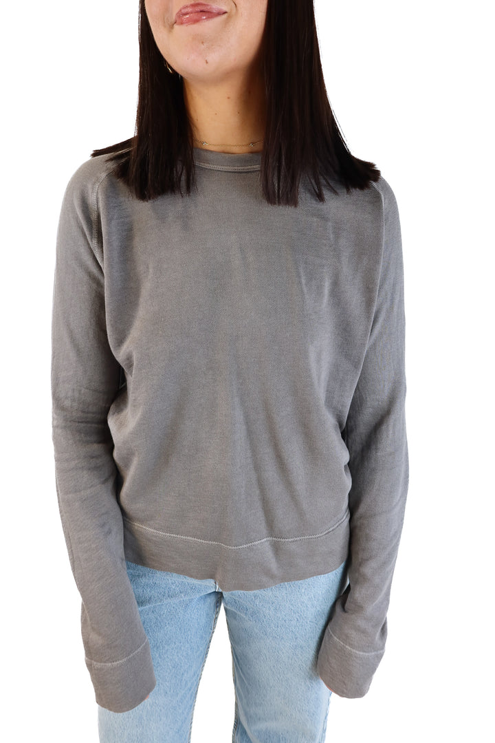 James Perse grey pullover (0; retail $195)