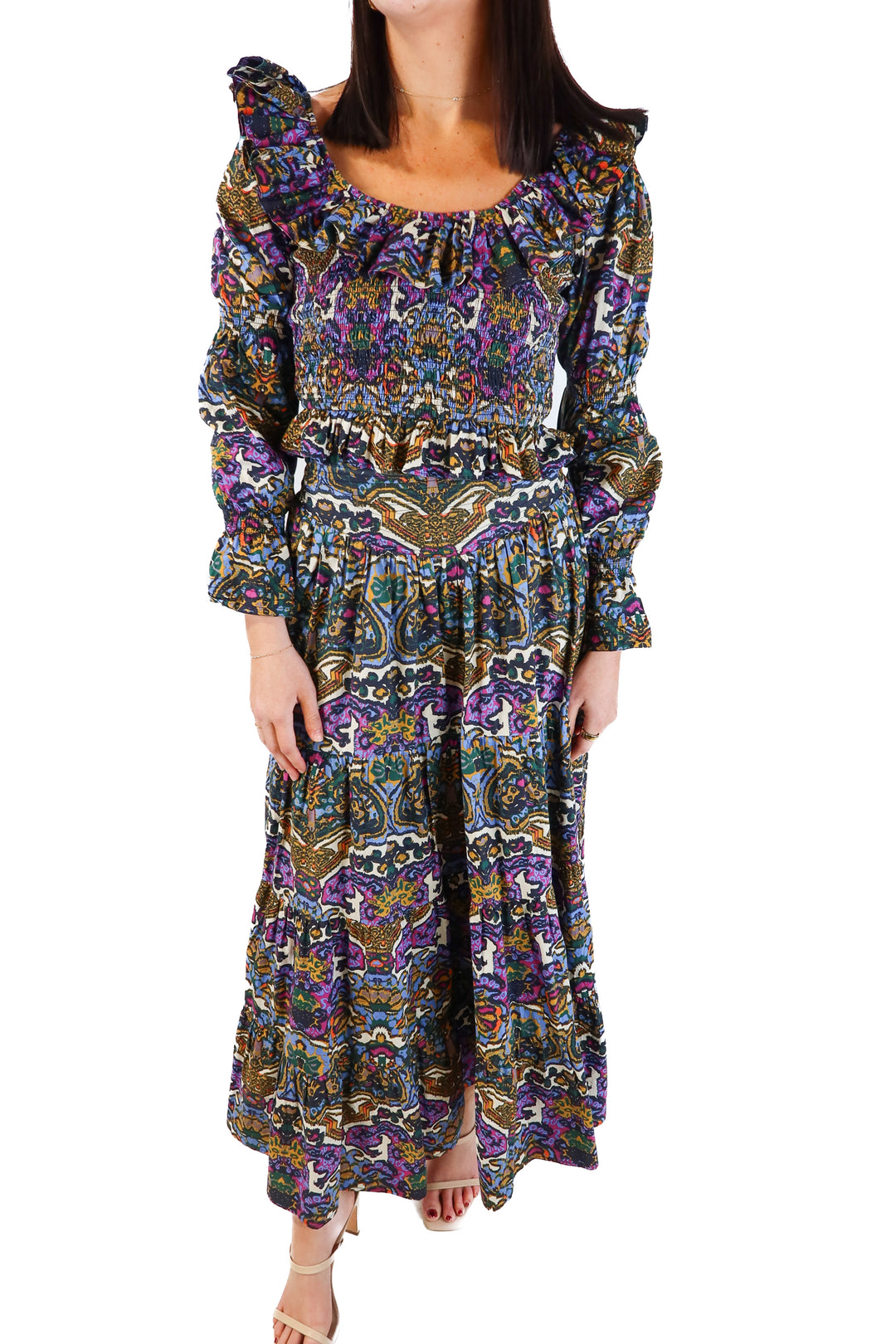 Cleobella Multicolor Set (S top/ XS skirt; retail $268)