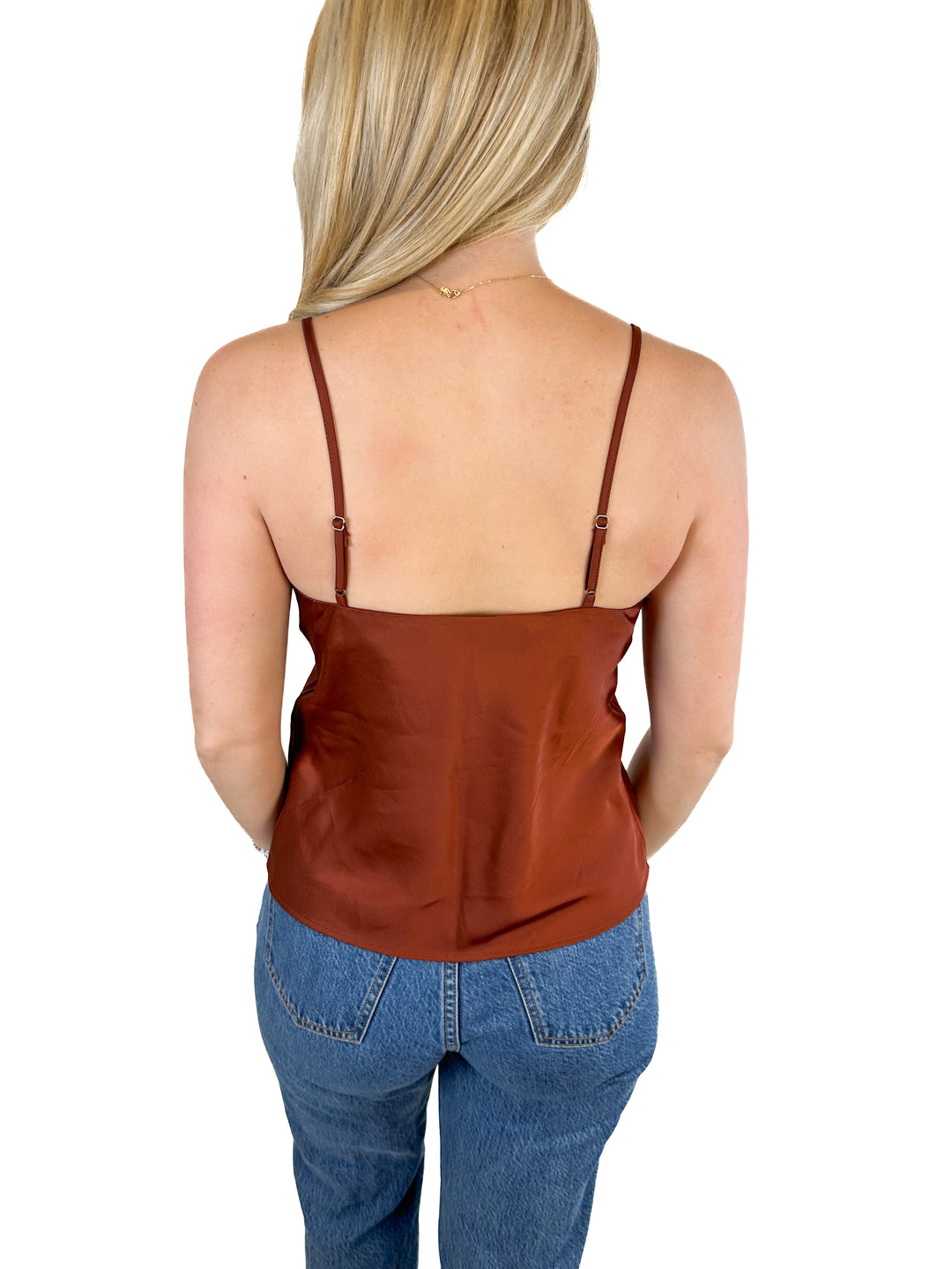 Abercrombie Satin Squareneck Cami Top NWT (XS; retail $40)
