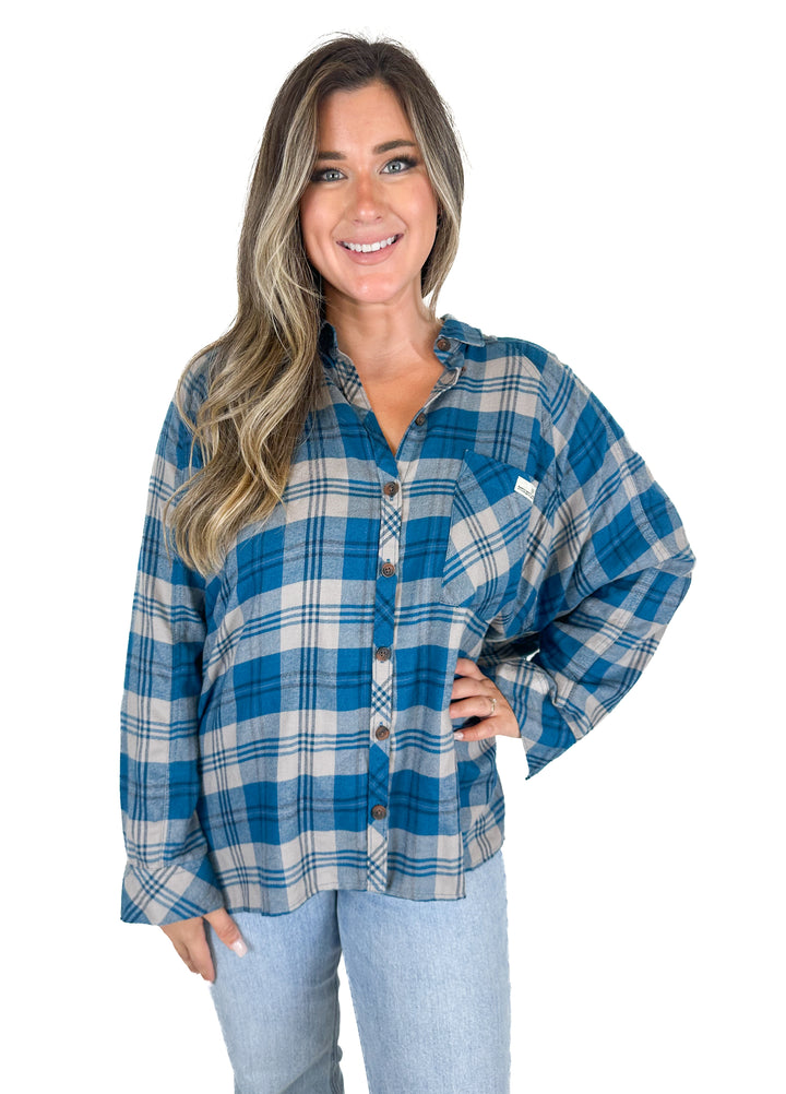 BDG Urban Outfitter Plaid Flannel Shirt (M)