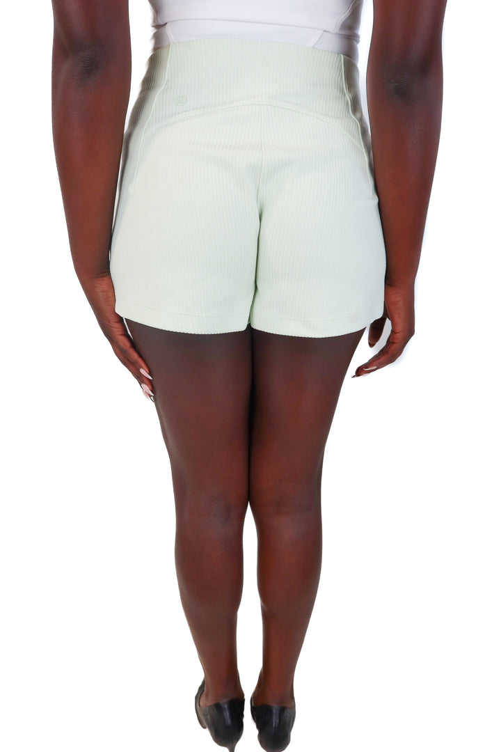 lululemon mint ribbed shorts (4)