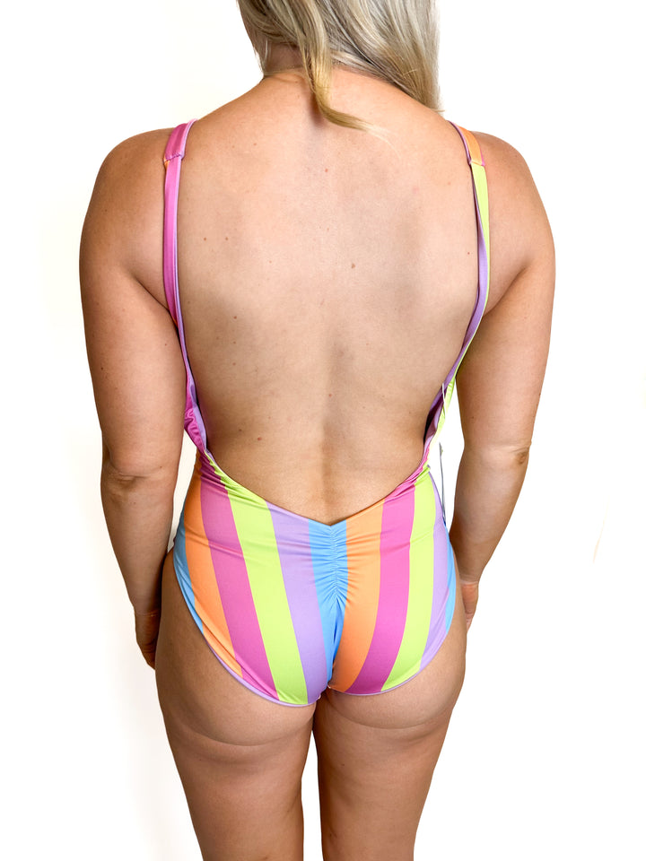 Londre Multicolored One-Piece Swimsuit NWT (S)
