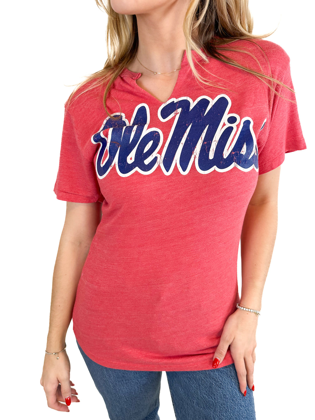 League Collegiate Wear Ole Miss Short Sleeve Tee (S)