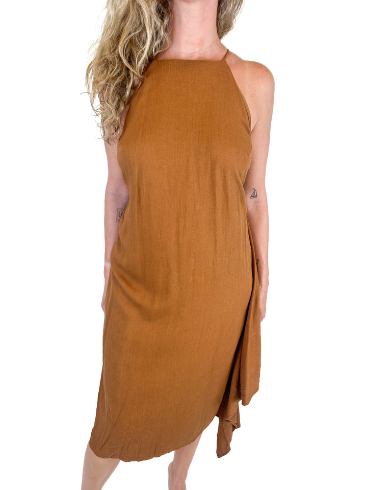 Aakaa Brown Sundress (L)