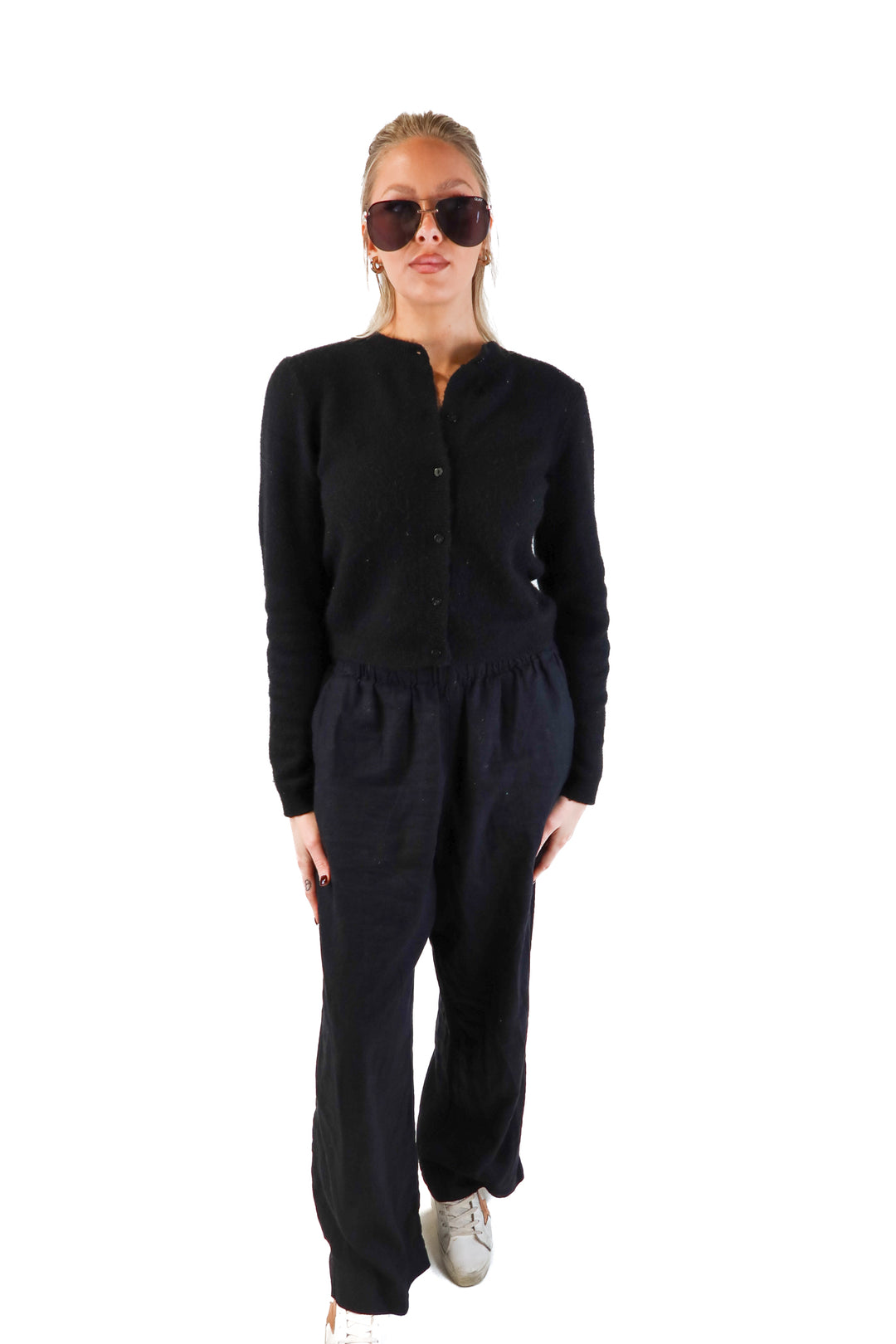 Quay black aviator sunglasses (retails for $70)
