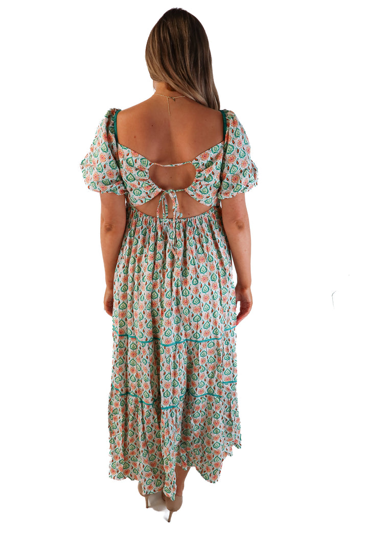 In Loom Floral Dress (S; retail $76)