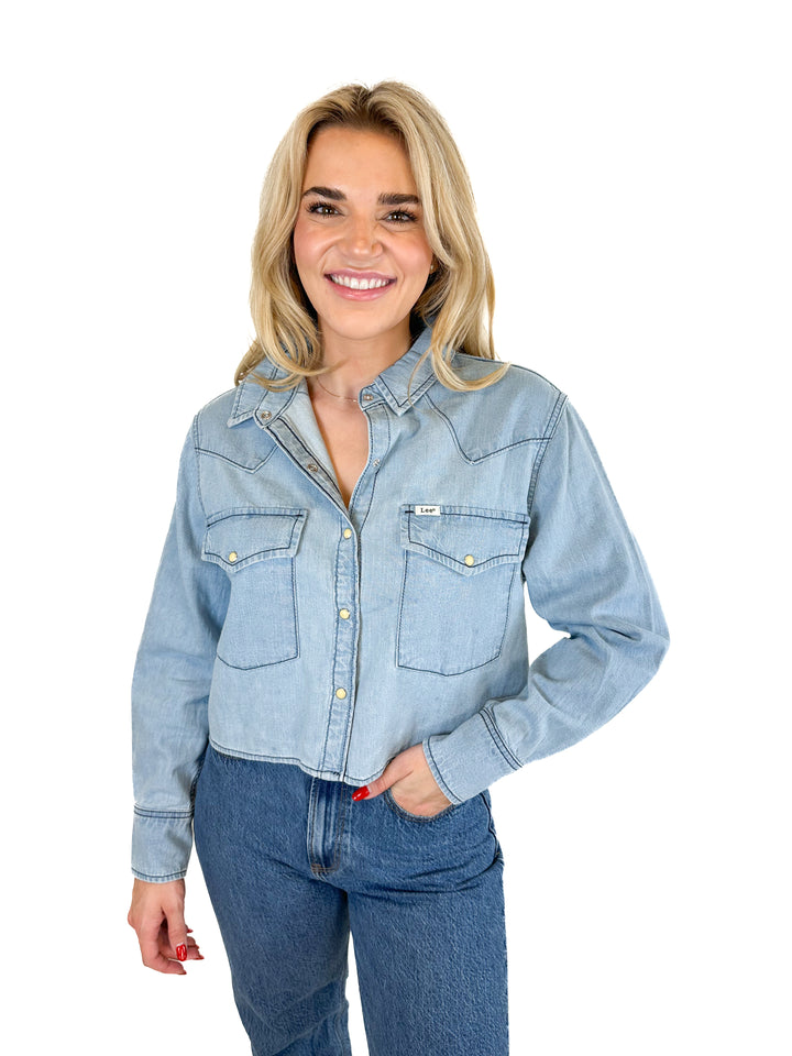 Lee Cropped Western Overshirt NWT (XS)