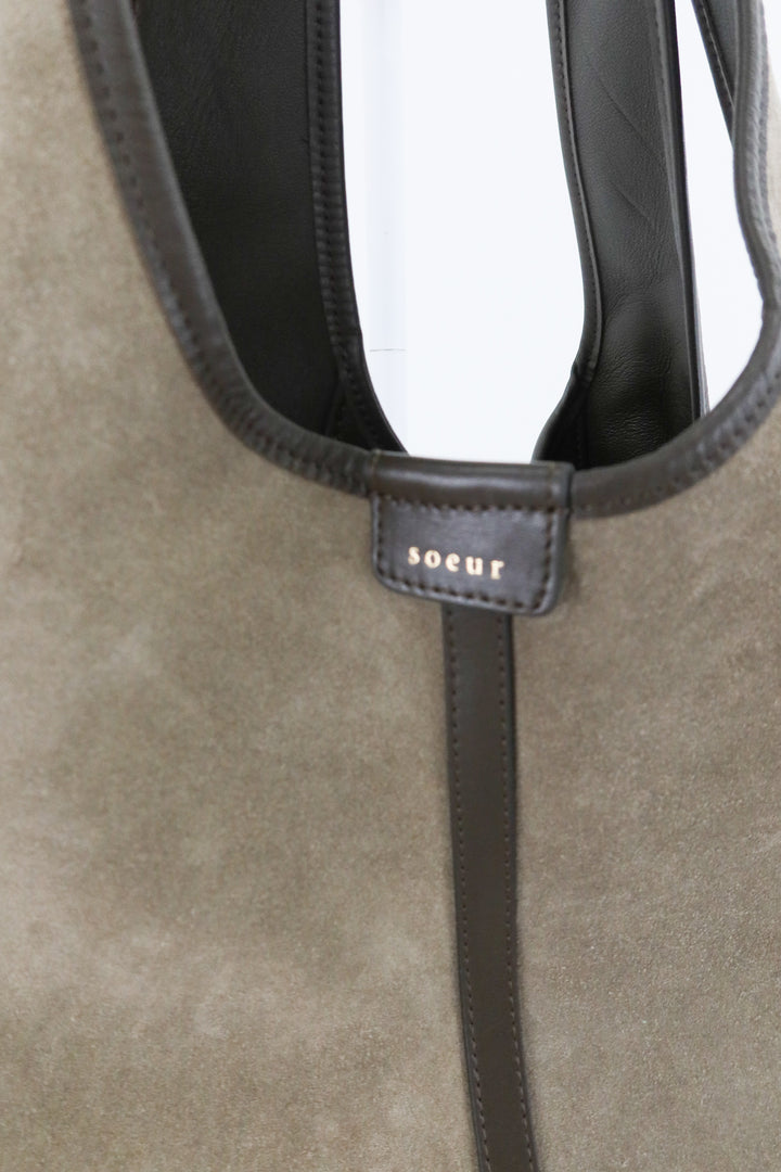 souer Douce Tote bag in split leather (retail $890)