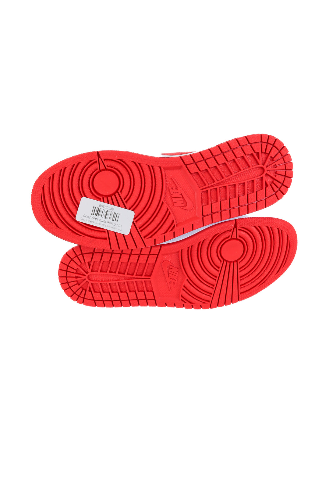 nike white/red low top sneakers (10)