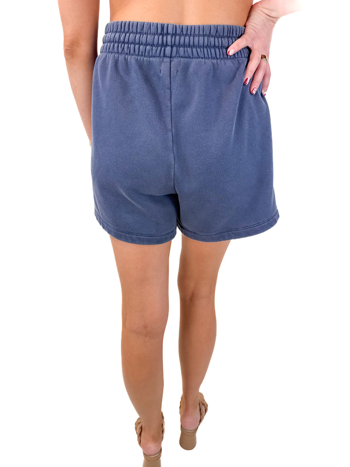 SOLD: Abercrombie & Fitch Navy Sweat Shorts (S)