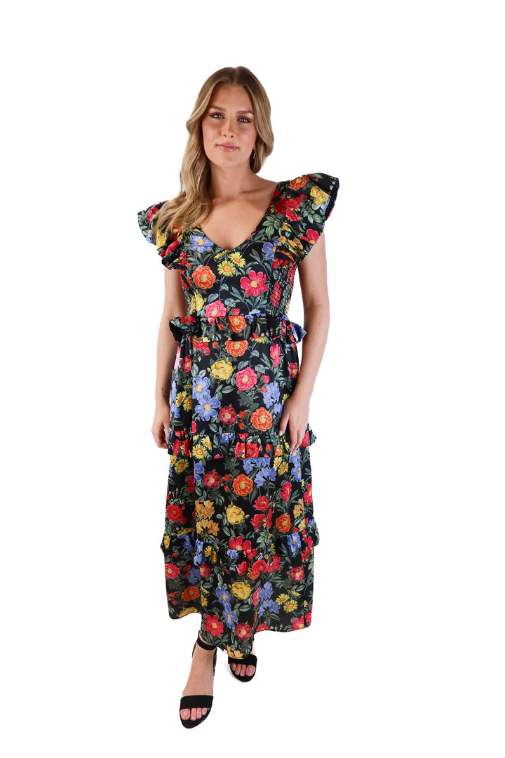 Show Me Your Mumu Floral Maxi Dress (M; retail $180)