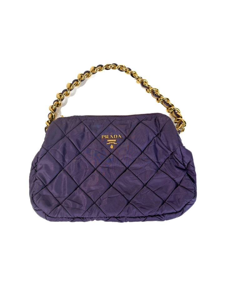 Prada Tessuto Nylon Re-Issue in Deep Purple (est. retail $1,490)
