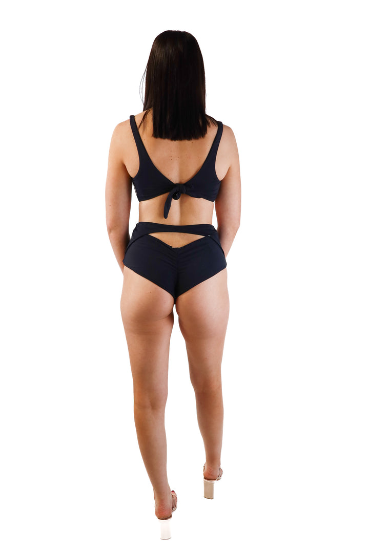 Mara Hoffman Black Bikini (S; retail $395)