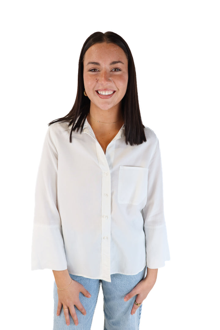 Bella Dahl White Shirt (S; retail $136)