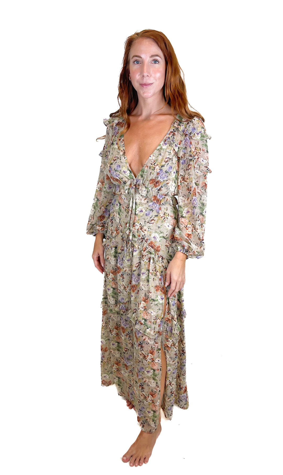 Buddy Love Floral Maxi Dress NWT (XS)