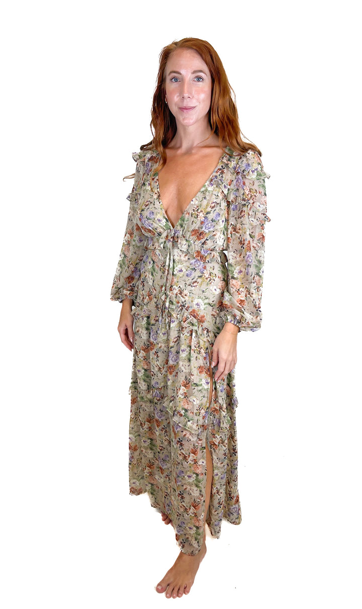 Buddy Love Floral Maxi Dress NWT (XS)