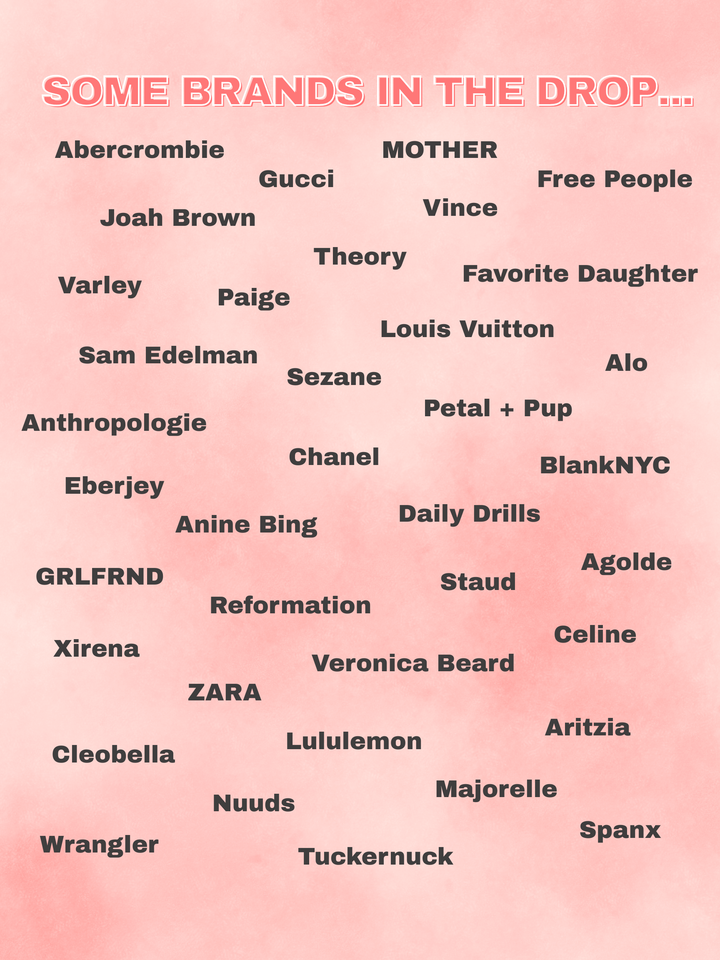 Celebrity/Influencer Online Closet Drop First Access Pass