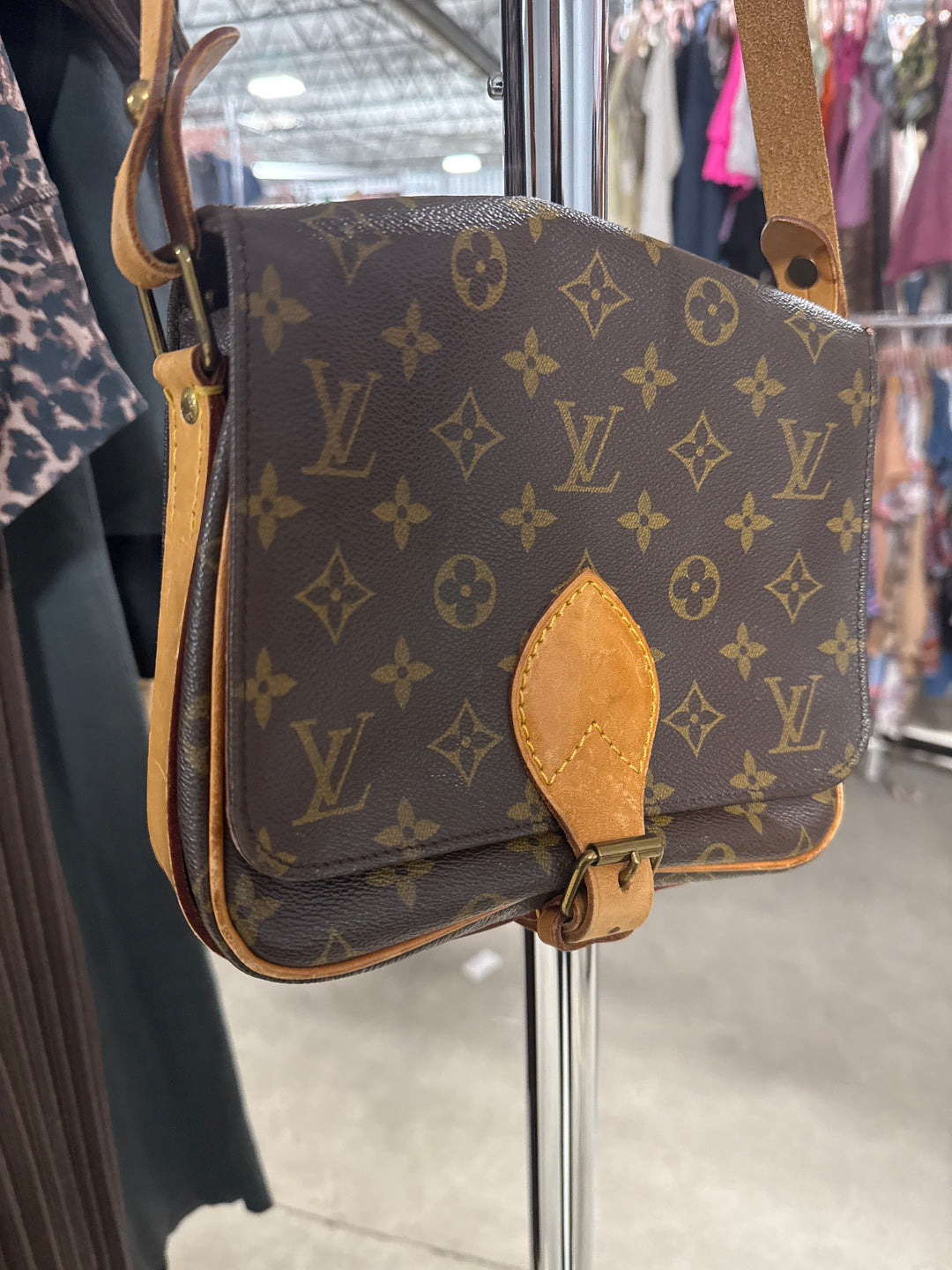 SOLD: Louis Vuitton Cartouchiere Shoulder Bag MM (vintage)