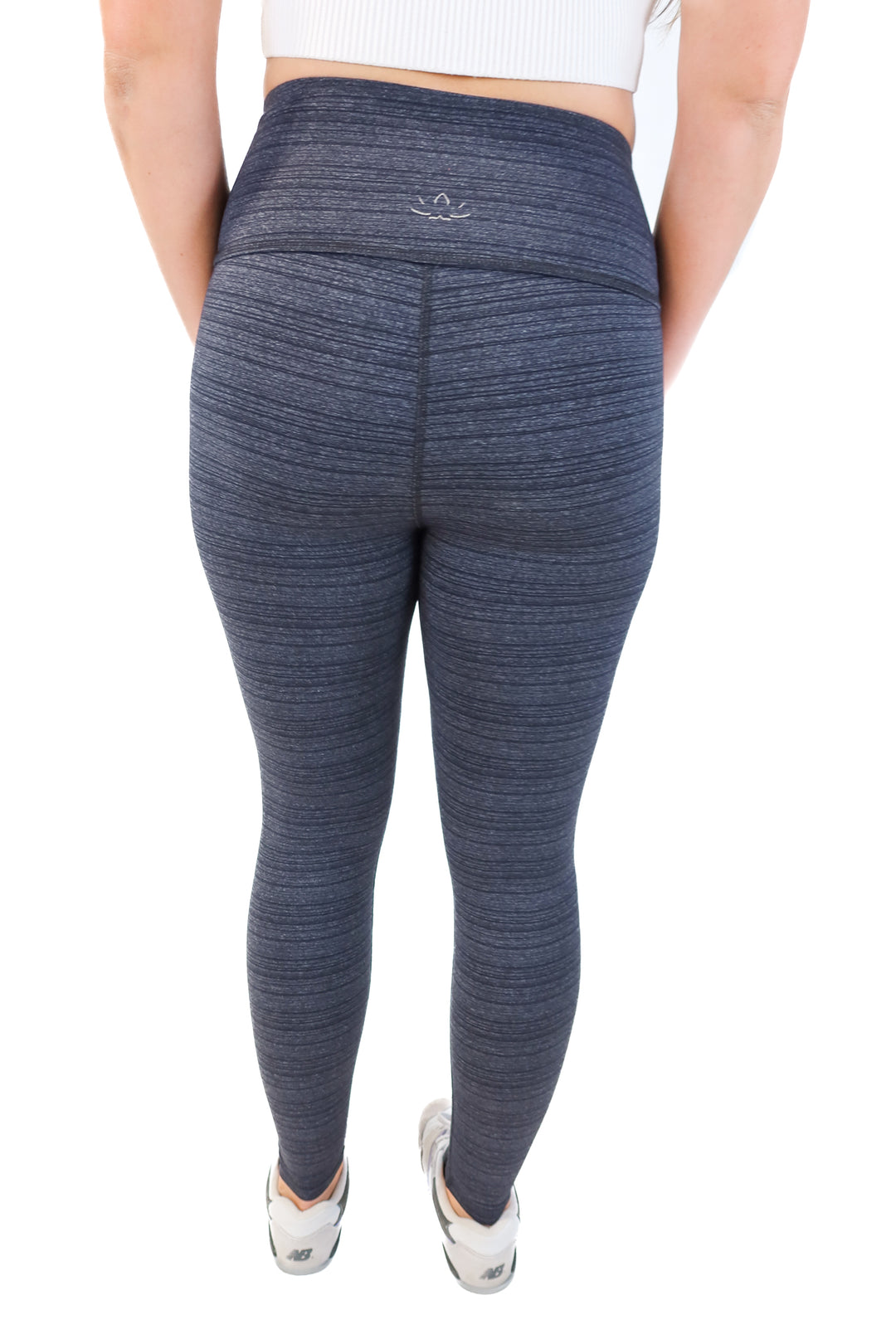 Beyond yoga striped leggings (M; retail $97)