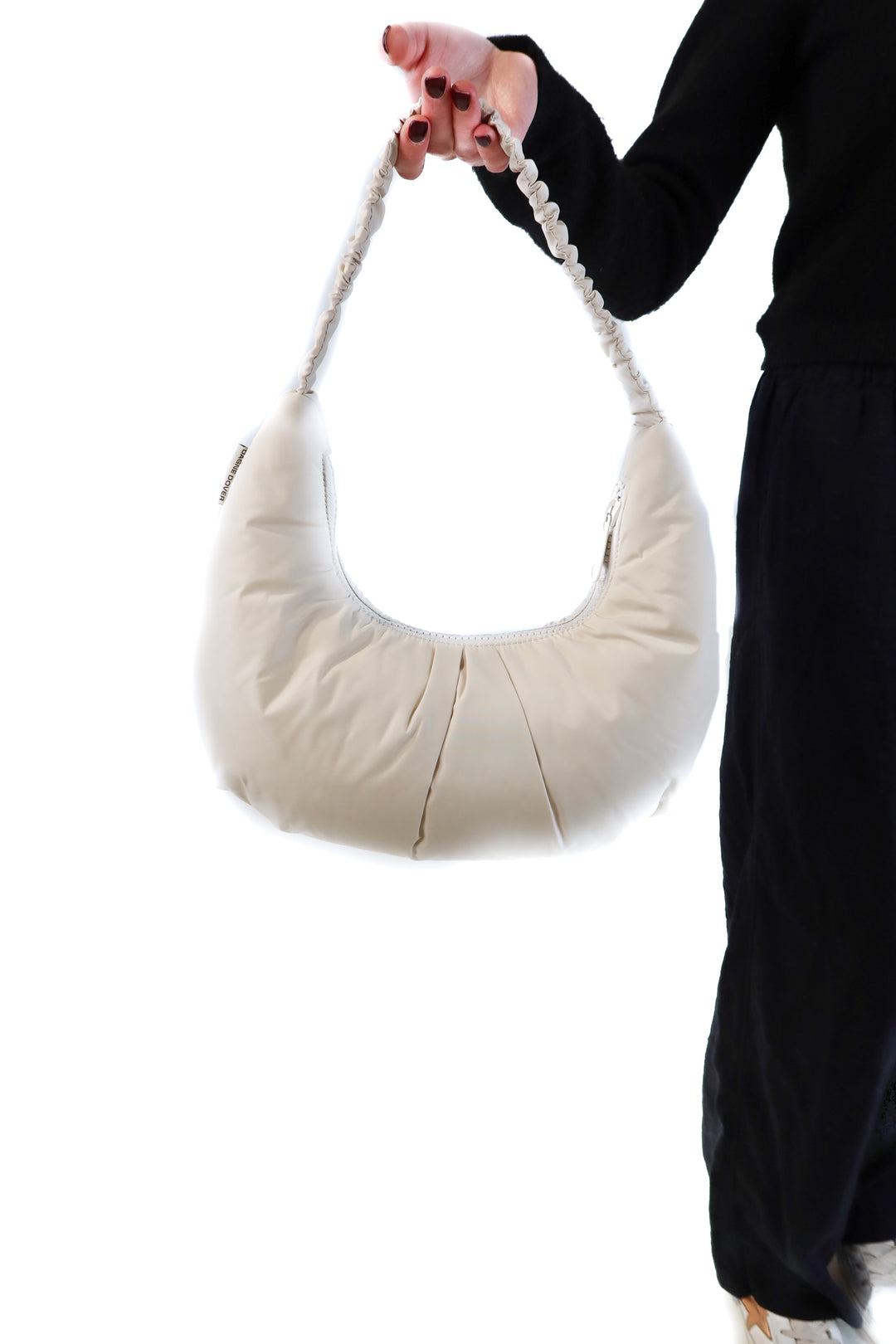 Dagne Dover beige puffer shoulder bag NWOT (retail $155)
