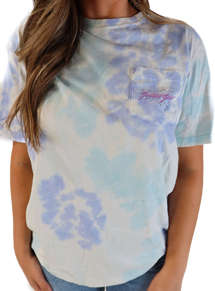 Southern shirt tye dye tshirt (L)