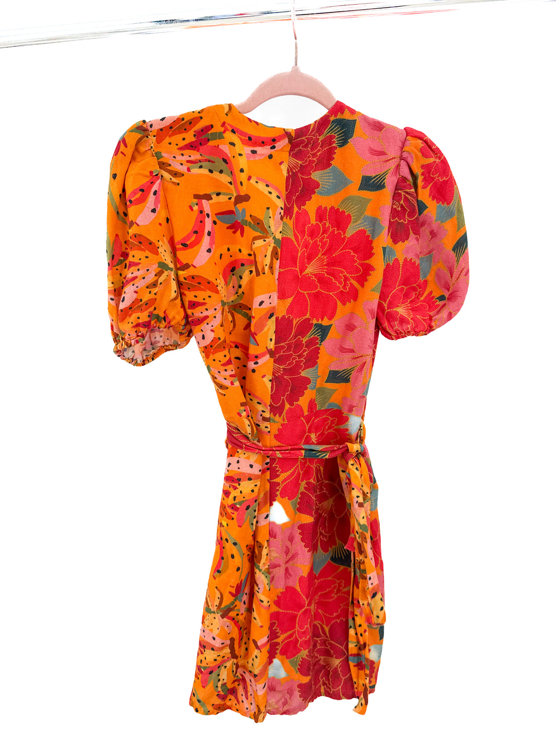 Farm Rio floral wrap dress (XS)