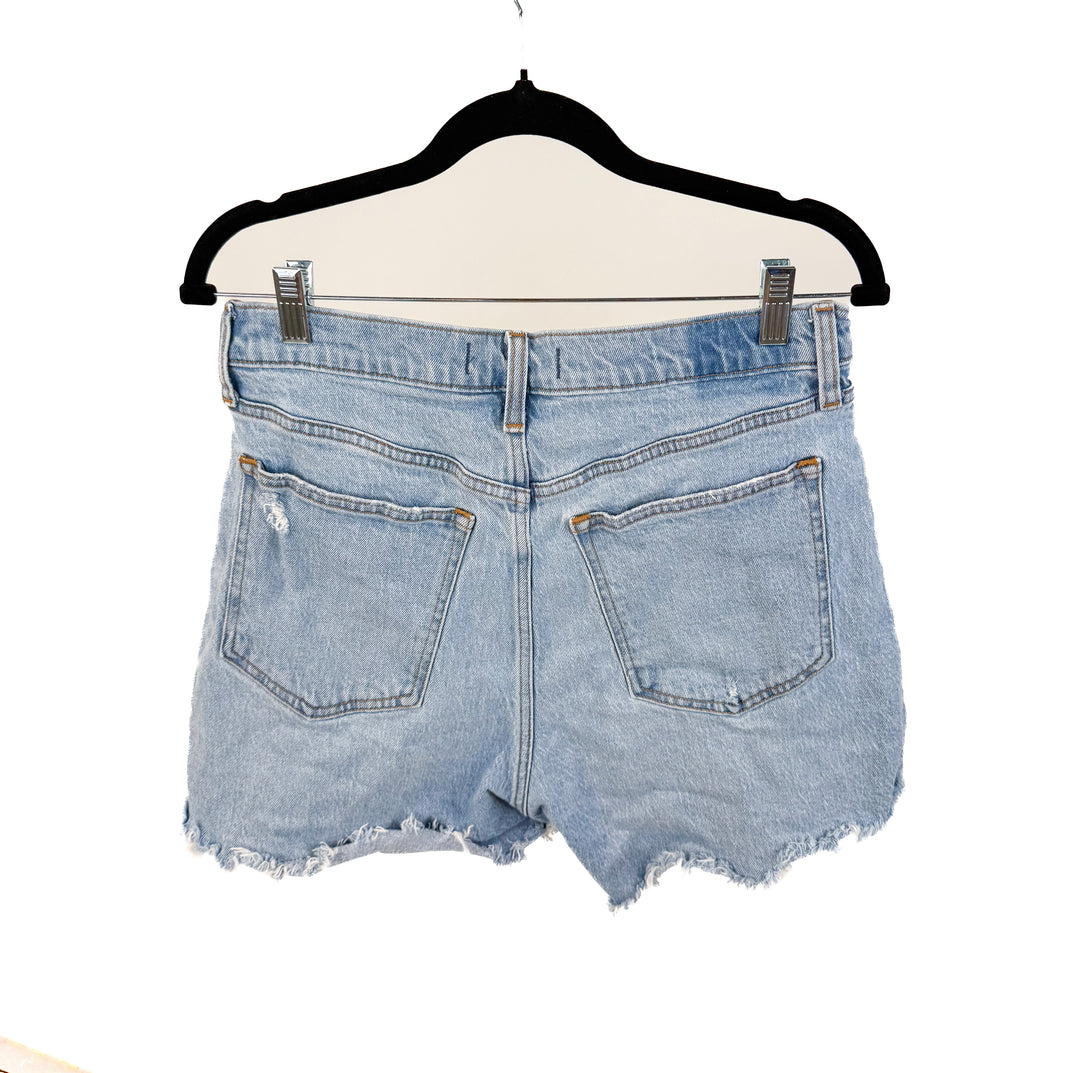 abercrombie & fitch light wash dad shorts (10)